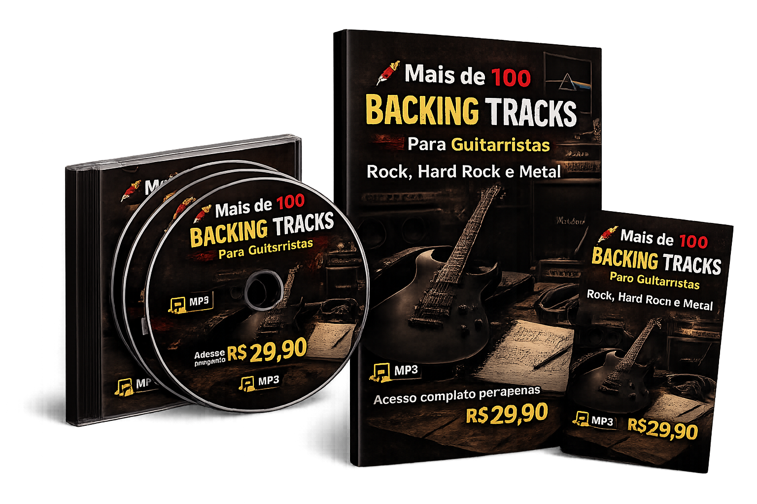100 Baking track Guitarra Rock/Metal